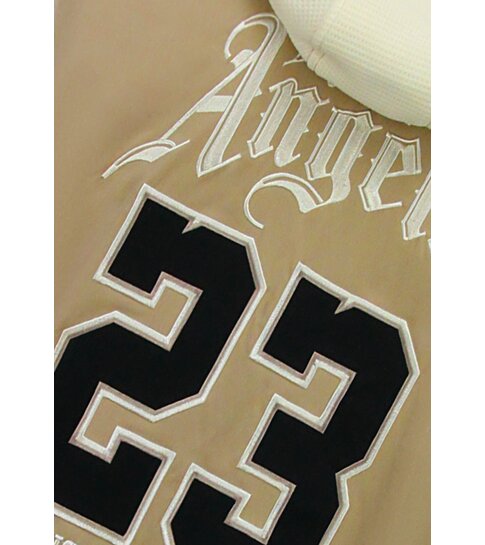 ENOS Baseball Jas met Capuchon Oversized  - Bomberjack Heren - 523 - Bruin