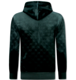 True Rise Trainingspak Heren - Dik Geweven Joggingpak Heren - Teddy Huispak Heren - 11893 - Zwart