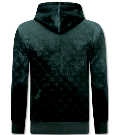 True Rise Trainingspak Heren - Dik Geweven Joggingpak Heren - Teddy Huispak Heren - 11893 - Zwart