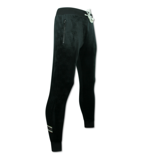 True Rise Trainingspak Heren - Dik Geweven Joggingpak Heren - Teddy Huispak Heren - 11893 - Zwart
