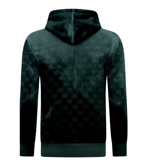 TopStar Trainingspak Heren - Dik Geweven Joggingpak Heren - Teddy Huispak Heren - 11893 - Zwart