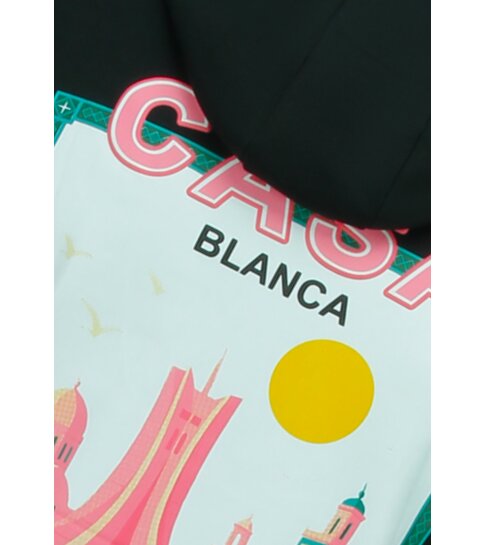 TRUE RISE Oversized Hoodie Heren met Capuchon - Casablanca - Dik Geweven - 5992 -Zwart