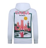 TRUE RISE Oversized Hoodie Heren met Capuchon - Casablanca - Dik Geweven - 5992 - Wit