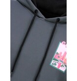 TRUE RISE Oversized Hoodie Heren met Capuchon - Casablanca - Dik Geweven - 5992 - Grijs