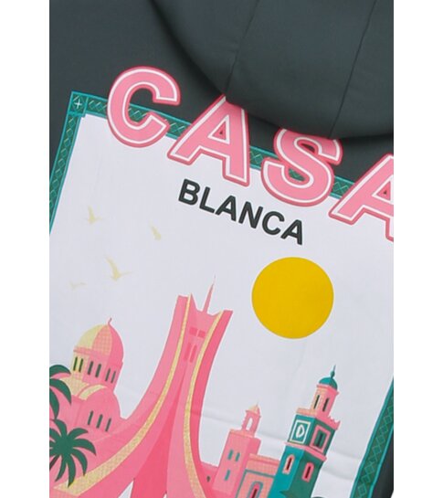 TRUE RISE Oversized Hoodie Heren met Capuchon - Casablanca - Dik Geweven - 5992 - Grijs