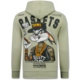 Oversized Hoodie Heren met Capuchon - Gangster Chicago - Dik Geweven - 5792 - Bruin