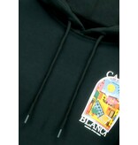 TRUE RISE Oversized Hoodie Heren met Capuchon - CASA BLANCA - Dik Geweven - 5993 - Zwart