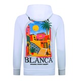 TRUE RISE Oversized Hoodie Heren met Capuchon - CASA BLANCA - Dik Geweven - 5993 - Wit