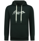 TRUE RISE Oversized Hoodie Heren met Capuchon - Gangster - Dik Geweven - 5788 - Zwart