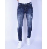 Local Fanatic Denim Blue Stone Washed Jeans Slim Fit -1103 - Blauw