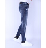 Local Fanatic Denim Blue Stone Washed Jeans Slim Fit -1103 - Blauw