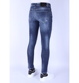 Local Fanatic Denim Blue Stone Washed Jeans Slim Fit -1103 - Blauw