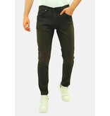Mario Morato Jeans Heren Regular Fit - Heren Jeans Stretch - MM-R-16 - Bruin
