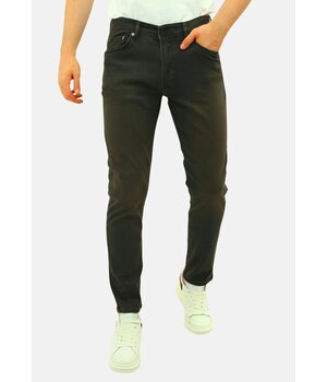 Mario Morato Jeans Heren Regular Fit - Heren Jeans Stretch - MM-R-16 - Bruin