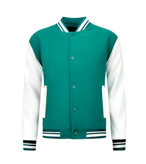 ENOS Collegejassen Heren Classic - LK-7065 - Groen