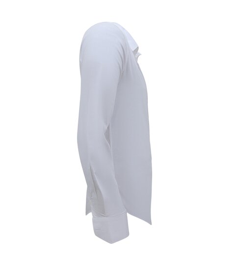 TONY BACKER Luxe Trendy Blanco Overhemden Heren - Slim Fit - 3079 - Wit