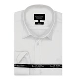 TONY BACKER Luxe Trendy Blanco Overhemden Heren - Slim Fit - 3079 - Wit