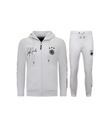 LF Amsterdam Mannen Trainingspak - Hooded Ribbon - Wit / Zwart