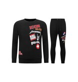 LF Amsterdam Exclusieve Joggingpak Heren - ICON Rocks - Zwart