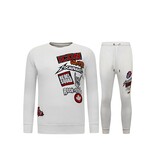 LF Amsterdam Exclusieve Joggingpak Heren - ICON Rocks - 6508W - Wit