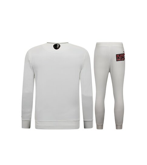 LF Amsterdam Exclusieve Joggingpak Heren - ICON Rocks - 6508W - Wit