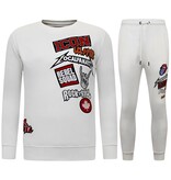 LF Amsterdam Exclusieve Joggingpak Heren - ICON Rocks - 6508W - Wit