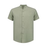 ENOS Linnen Zomerset Heren - Linnen Twinset - Linnen Overhemd Heren - Zomer Broek Heren - MG-012 - KHAKI