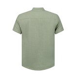 ENOS Linnen Zomerset Heren - Linnen Twinset - Linnen Overhemd Heren - Zomer Broek Heren - MG-012 - KHAKI