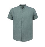 ENOS Linnen Zomerset Heren - Linnen Twinset - Linnen Overhemd Heren - Zomer Broek Heren - MG-012 - Grijs