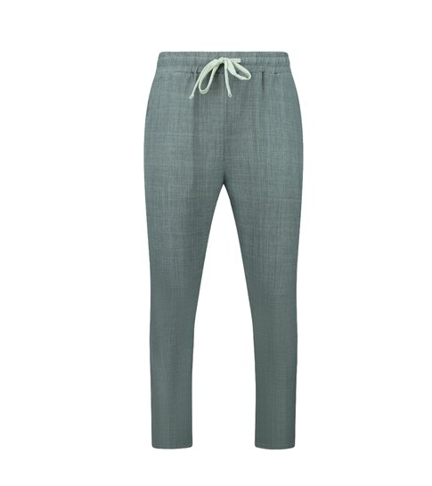 ENOS Zomerset Heren - Twinset - Linnen Look Overhemd Heren - Zomer Broek Heren - MG-012 - Grijs
