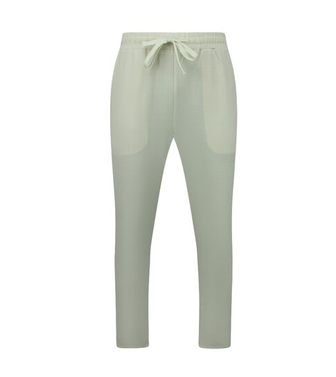 ENOS  Zomerset Heren -  Twinset - Linnen Look Overhemd Heren - Zomer Broek Heren - MG-012 - Beige
