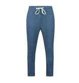ENOS Twinset - Zomerset Heren - Linnen Look Overhemd Heren - Zomer Broek Heren - MG-011 - Blauw