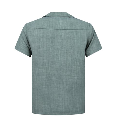 ENOS Twinset -  Zomerset Heren - Linnen Look Shirt Heren - Zomer Broek Heren - MG-011 - Grijs