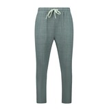 ENOS Twinset -  Zomerset Heren - Linnen Look Shirt Heren - Zomer Broek Heren - MG-011 - Grijs
