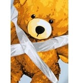 True Rise  T shirt Heren met Print - Oversized T shirt Heren - T-shirts Heren Grappig - Funny Shirt Bear  - 1960 - Blauw