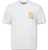 True Rise Tshirts Heren Grappig - Oversized T shirt Heren - Heren Tshirt met Opdruk - Fun Shirts Bear -1960- Wit
