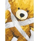 True Rise Tshirts Heren Grappig - Oversized T shirt Heren - Heren Tshirt met Opdruk - Fun Shirts Bear -1960- Wit