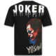 T shirt Heren met Print  - Joker Tshirt met Opdruk - Oversized T shirt Heren  - Funny shirt  -1796- Zwart