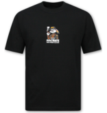 True Rise T shirt Heren Grappig - T shirt Heren met Print - Oversized T shirt Heren - Fun Shirts Bunny -1969- Zwart