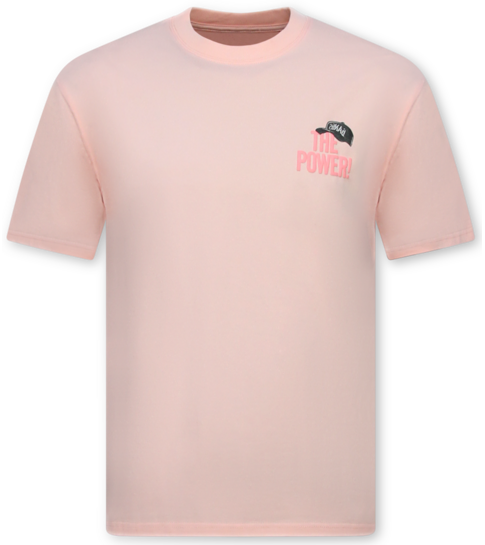 True Rise  T shirt Heren Grappig - T shirt Heren met Print  -T shirt Heren - Fun Shirts Simpsons -1982- Roze