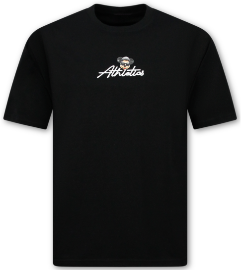 True Rise  T shirt Heren met Print Grappig - T shirt Heren - Heren Tshirt met Opdruk - Funny Shirt Mouse  -1975- Zwart