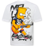 True Rise  Oversized T shirt Heren  - Tshirt Heren met Print - T-shirts Heren Grappig - Fun Shirt Simpsons -1991- Wit
