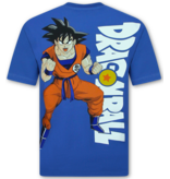 True Rise Heren T shirt  met Print - Tshirts Heren Grappig - Oversized T shirt Heren - Dragon Ball -1969-  Blauw