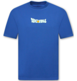True Rise Heren T shirt  met Print - Tshirts Heren Grappig - Oversized T shirt Heren - Dragon Ball -1969-  Blauw