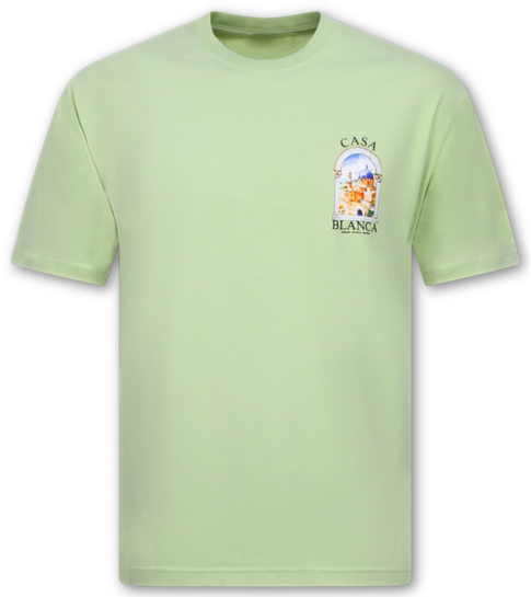 True Rise Shirt Heren - Casablanca Oversized Heren T shirt  - T shirt Heren met Print -1998- Groen
