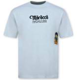 True Rise Marokko Heren Shirts  - T shirt Heren met Print - Heren Tshirt met Opdruk - 186-  Blauw