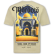 Heren Tshirt met Opdruk - Morocco Heren Shirts - T shirt Heren met Print - 186-  Bruin