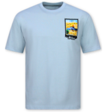 True Rise Palestina Shirt Heren - Heren Tshirt met Opdruk - T shirt Heren met Print - 190-  Blauw