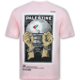 Free Palestine T shirt - Oversized T shirt Heren - T shirt Heren met Print - 183-  Roze