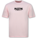 True Rise Free Palestine T shirt - Oversized T shirt Heren - T shirt Heren met Print - 183-  Roze